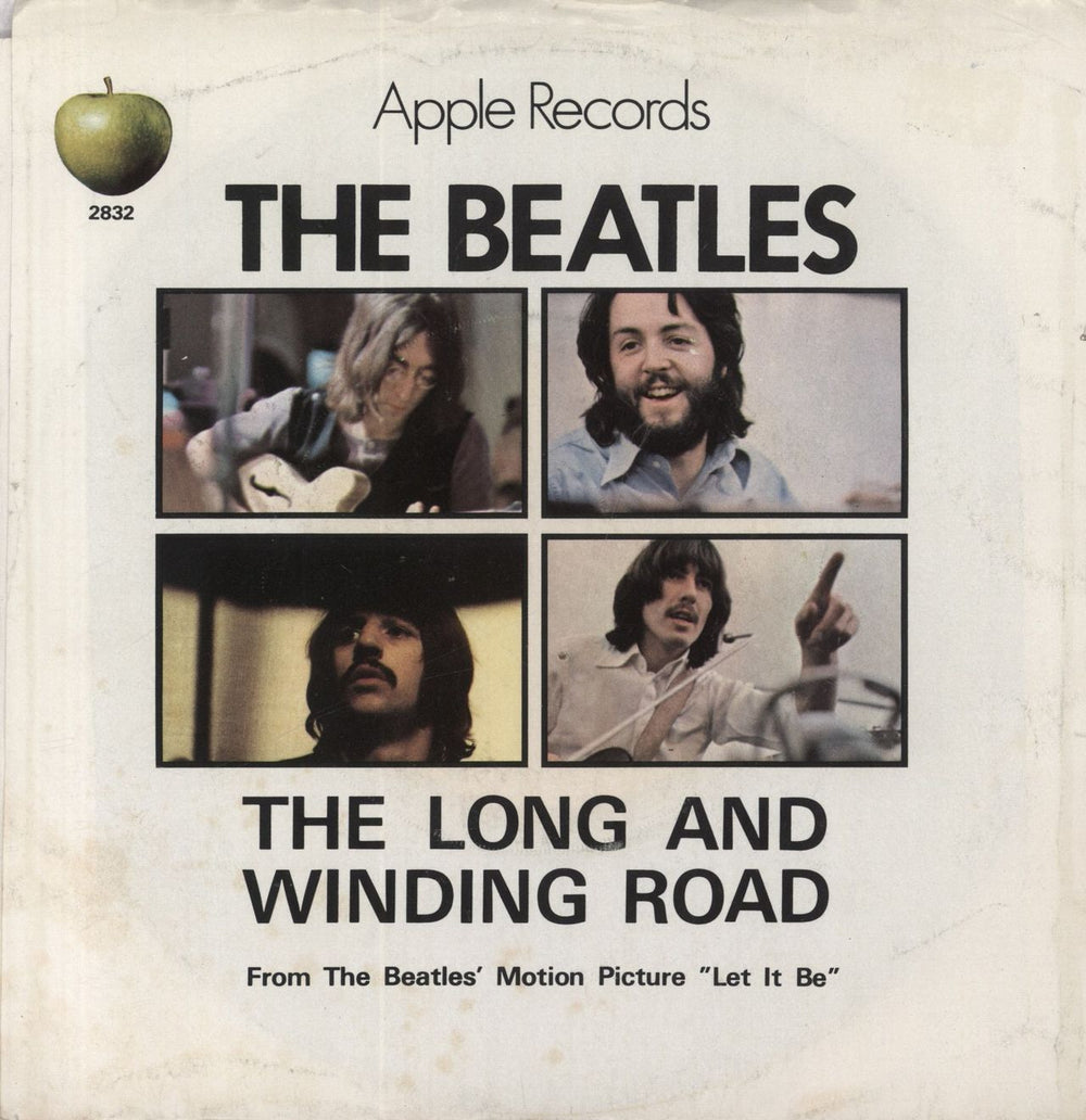 The Beatles The Long And Winding Road - P/S US 7" vinyl single (7 inch record / 45)