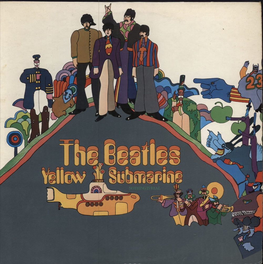 The Beatles Yellow Submarine - 1st G&L Credit SLV - EX UK vinyl LP album (LP record) PMC7070