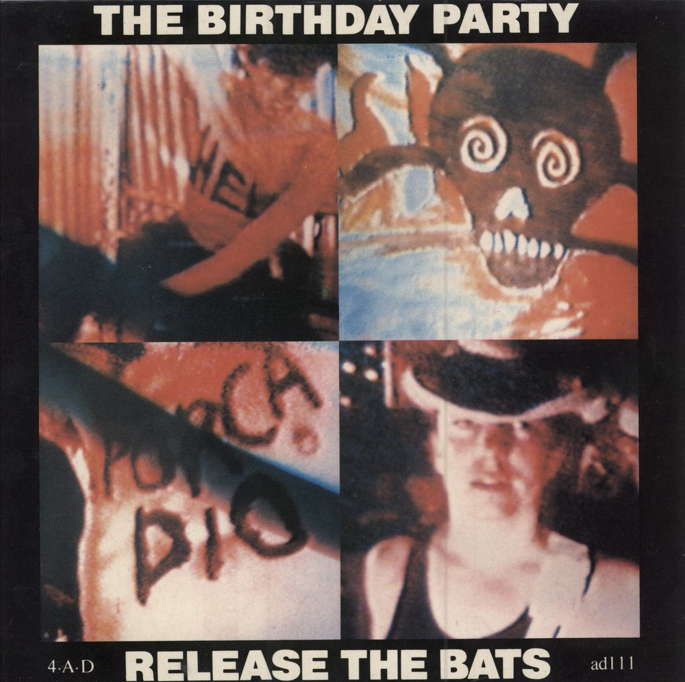 The Birthday Party Release The Bats UK 7" vinyl single (7 inch record / 45) AD111