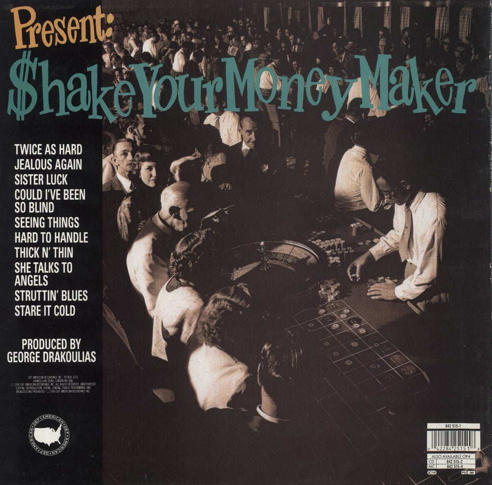 The Black Crowes Shake Your Money Maker - EX UK vinyl LP album (LP record) 042284251518