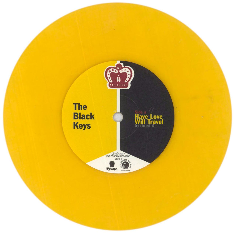 The Black Keys Have Love Will Travel - Yellow Vinyl UK 7" vinyl single (7 inch record / 45) TLK07HA257268