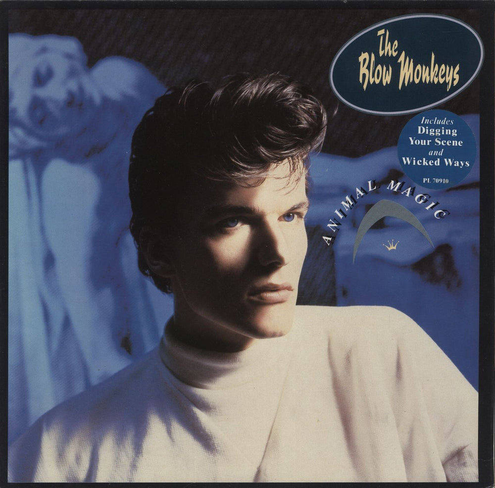 The Blow Monkeys Animal Magic- Hype Song Sticker UK vinyl LP album (LP record) PL70910