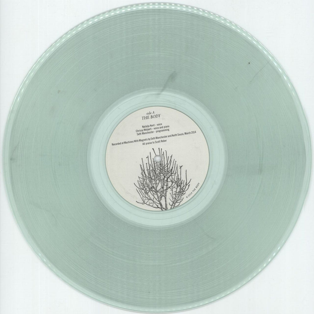 The Body The Body / Sandworm - Clear Vinyl US vinyl LP album (LP record) 0KJLPTH878259