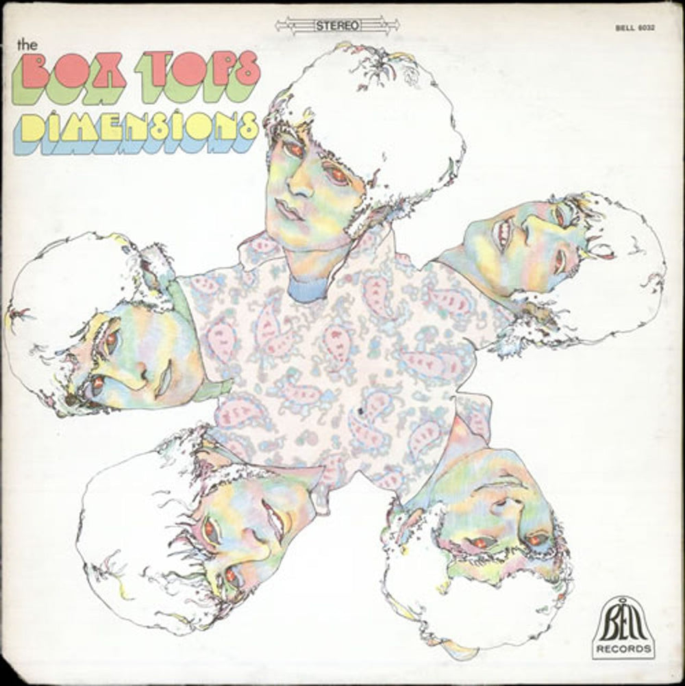 The Box Tops Dimensions US vinyl LP album (LP record) BELL6032