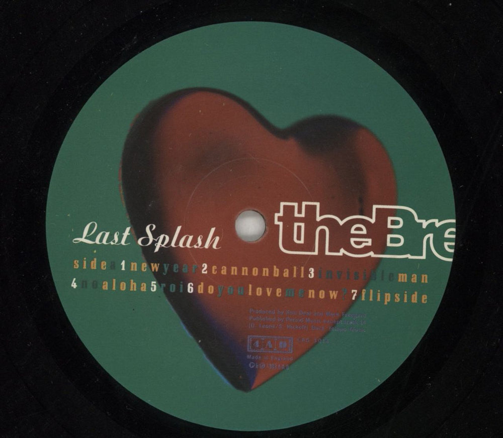 The Breeders Last Splash - EX UK vinyl LP album (LP record) BDELPLA870660
