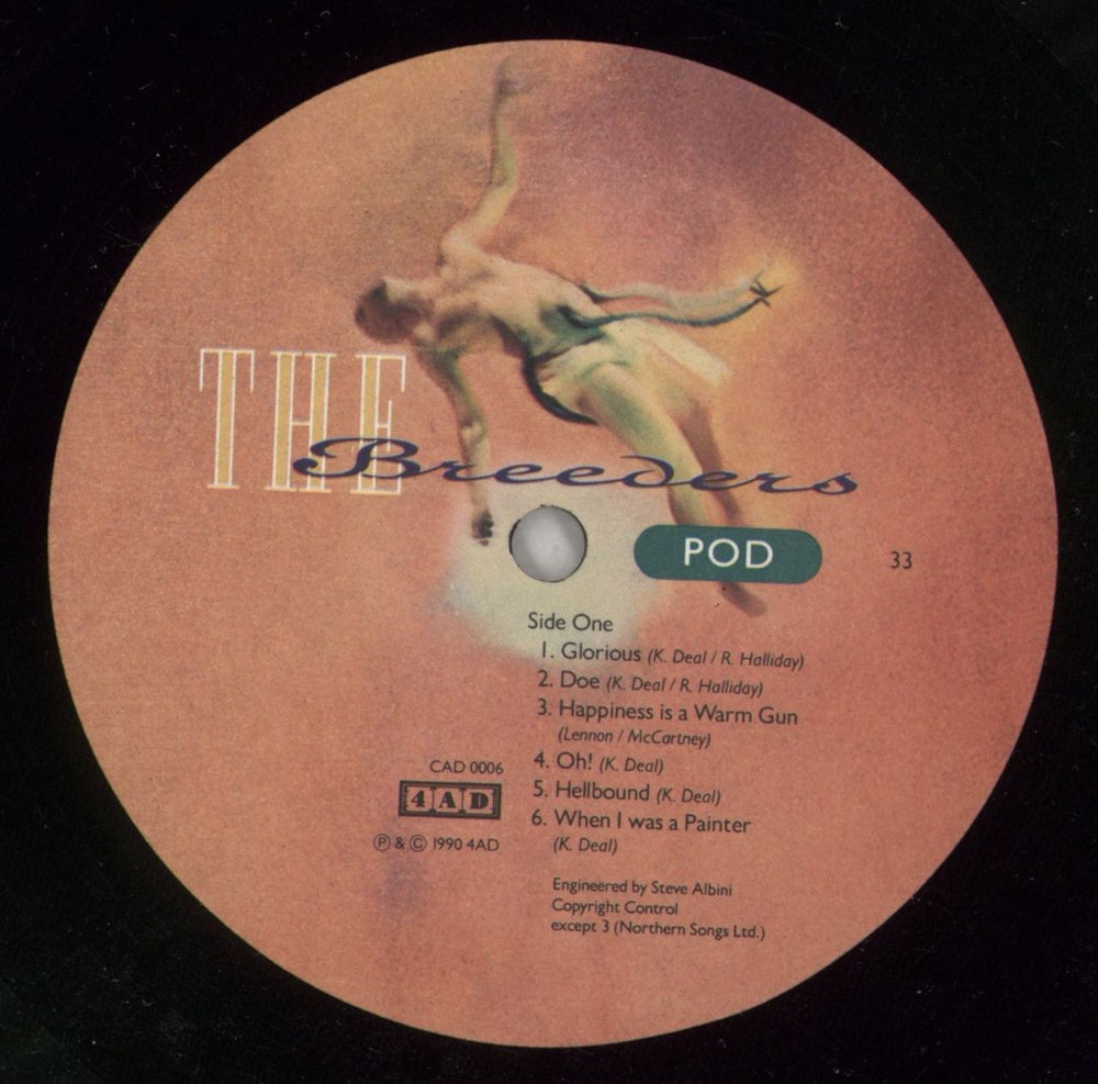 The Breeders Pod - VG UK vinyl LP album (LP record) BDELPPO869602