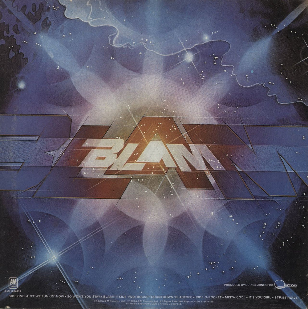 The Brothers Johnson Blam!! UK vinyl LP album (LP record)