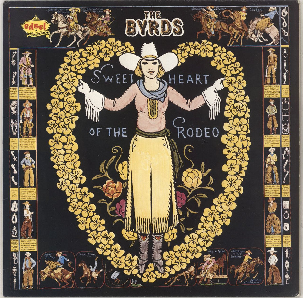 The Byrds Sweetheart Of The Rodeo UK vinyl LP album (LP record) ED234