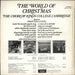 The Choir Of King's College, Cambridge The World Of Christmas UK vinyl LP album (LP record) KZ2LPTH711138