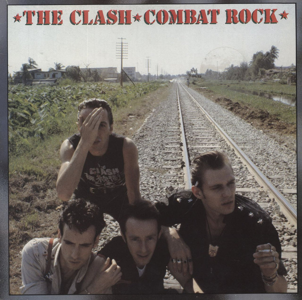 The Clash Combat Rock - EX UK vinyl LP album (LP record) FMLN2