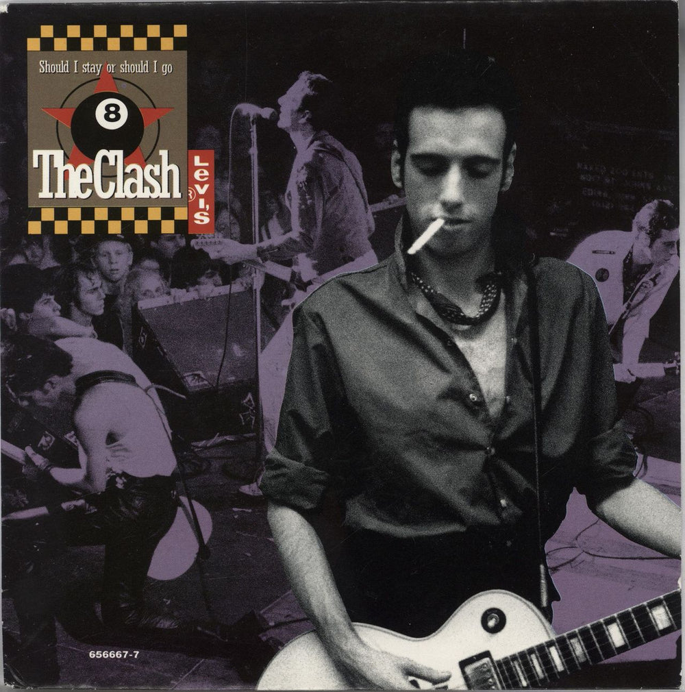 The Clash Should I Stay Or Should I Go - EX Dutch 7" vinyl single (7 inch record / 45) 656667-7