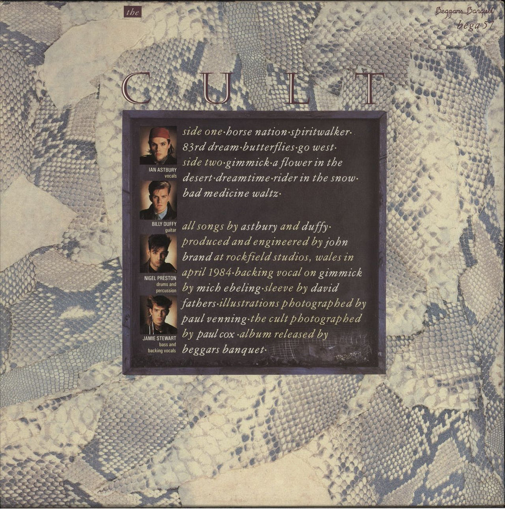 The Cult Dreamtime + Live LP - EX UK 2-LP vinyl record set (Double LP Album)