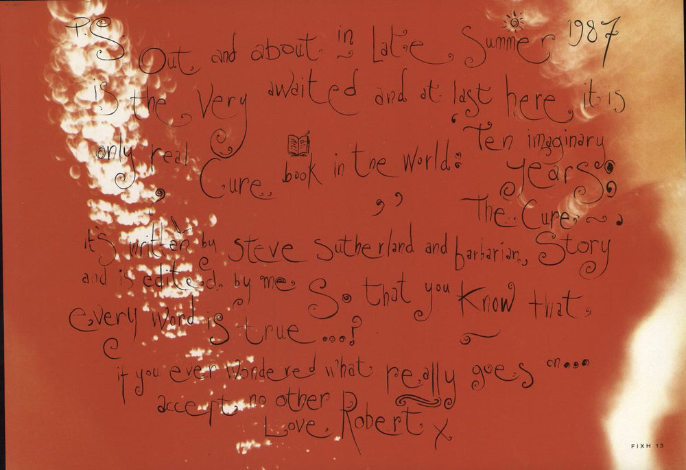 The Cure Kiss Me Kiss Me Kiss Me + Insert - EX UK 2-LP vinyl record set (Double LP Album)