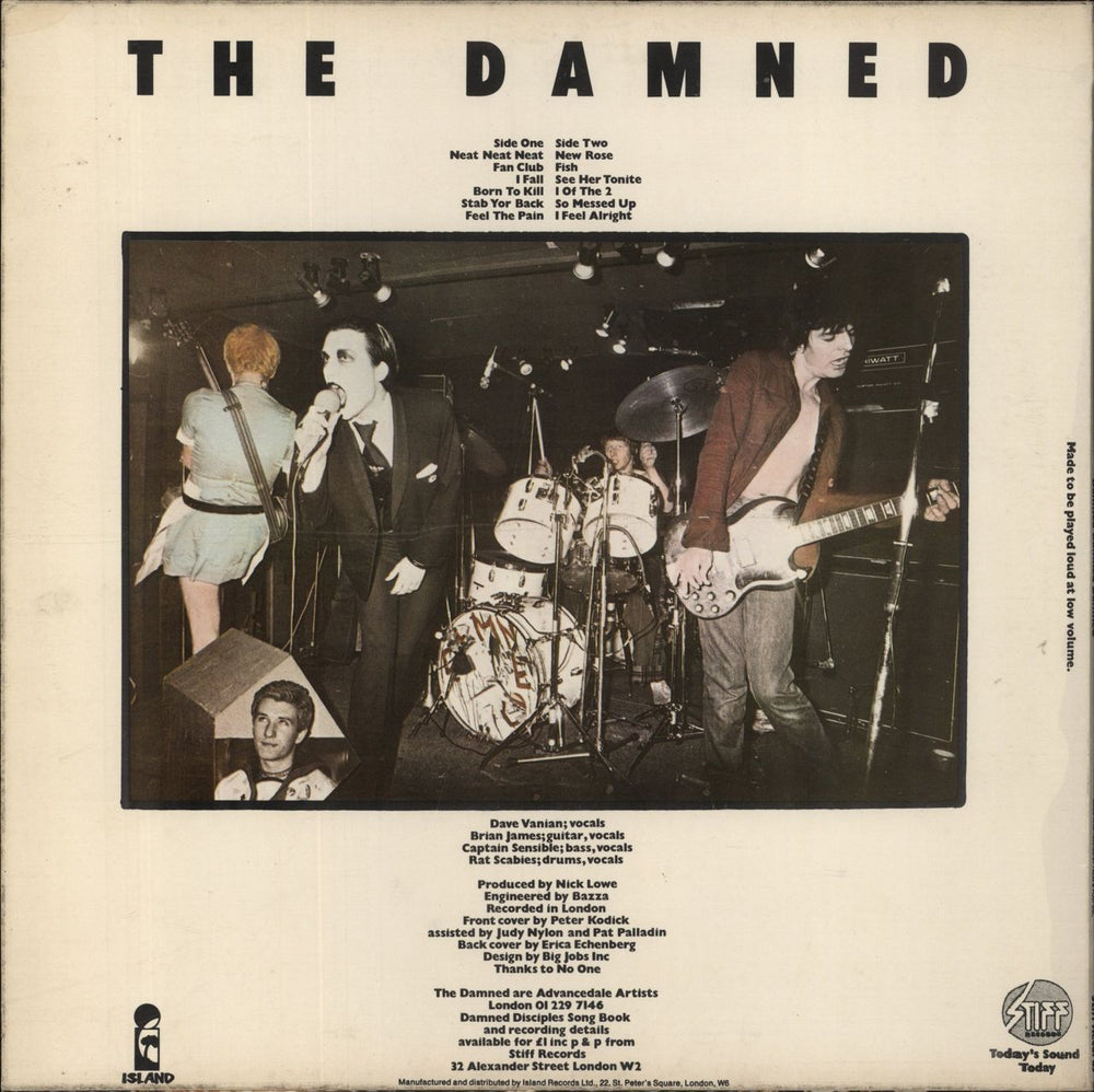 The Damned Damned Damned Damned - 1st - EX UK vinyl LP album (LP record)