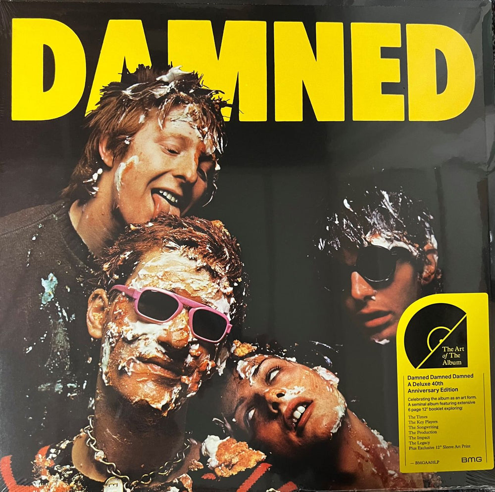 The Damned Damned Damned Damned + Sleeve Art Print - Sealed UK vinyl LP album (LP record) BMGAA01LP