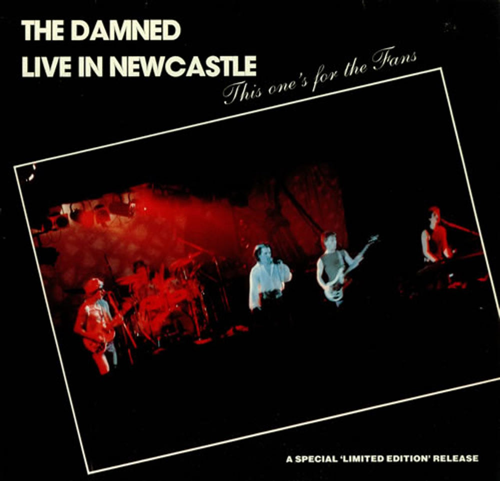 The Damned Live In Newcastle UK vinyl LP album (LP record) DAMU2