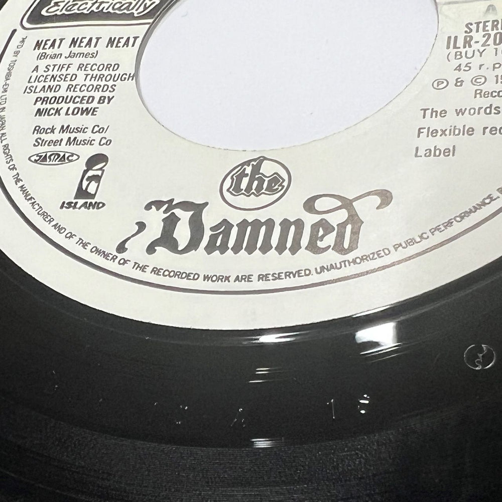 The Damned Neat Neat Neat Japanese 7" vinyl single (7 inch record / 45) ILR-20273