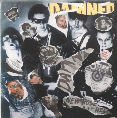 The Damned New Rose - Punk Art sleeve UK 7" vinyl single (7 inch record / 45) MAL-ONE-001