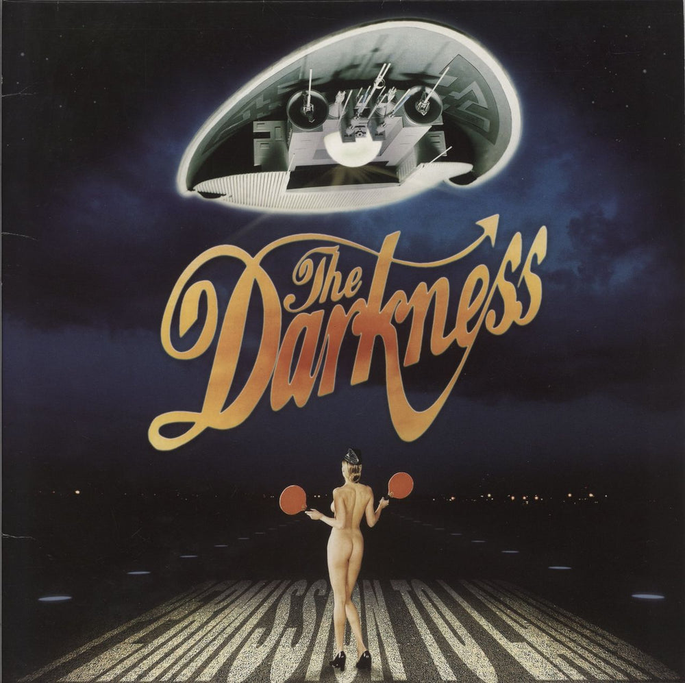 The Darkness Permission To Land - EX UK vinyl LP album (LP record) 5050466-7452-1-7