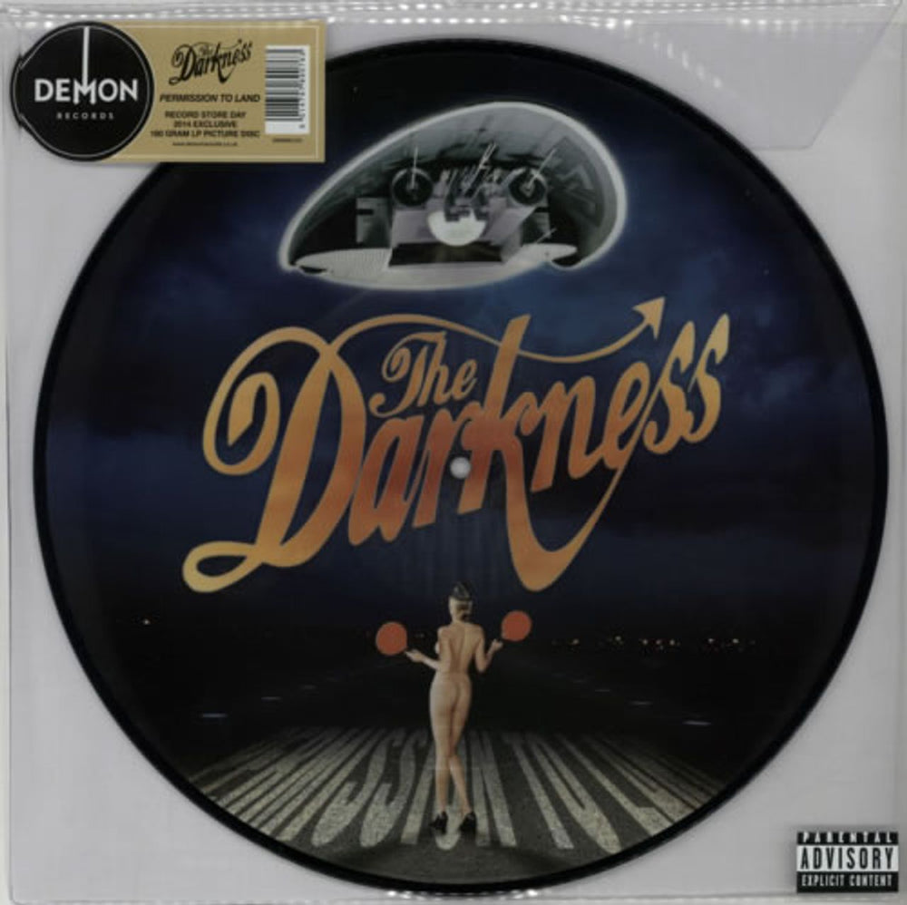 The Darkness Permission To Land - RSD UK picture disc LP (vinyl picture disc album) DEMREC20