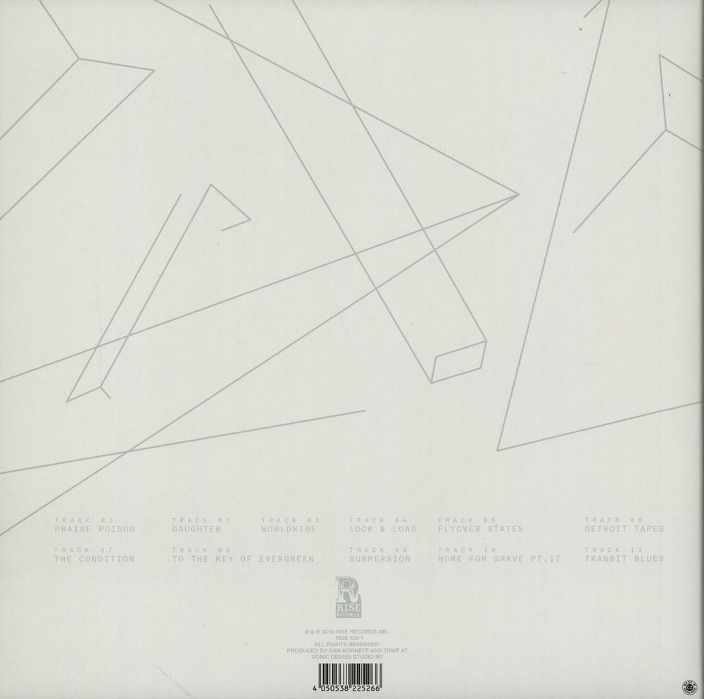 The Devil Wears Prada Transit Blues - Electric Blue/Black Splatter Vinyl US vinyl LP album (LP record) 4050538225266