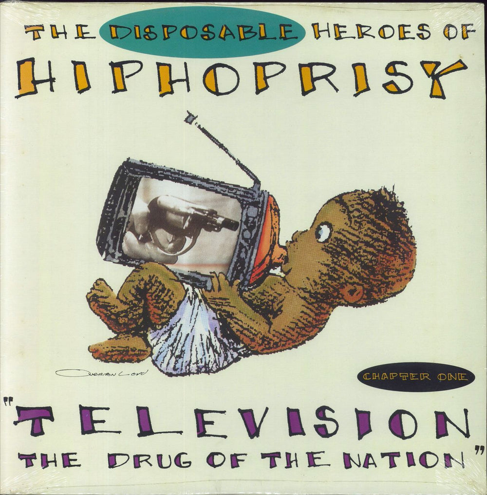 The Disposable Heroes Of Hiphoprisy Television, The Drug Of The Nation - Sealed US 12" vinyl single (12 inch record / Maxi-single) 162440541-1