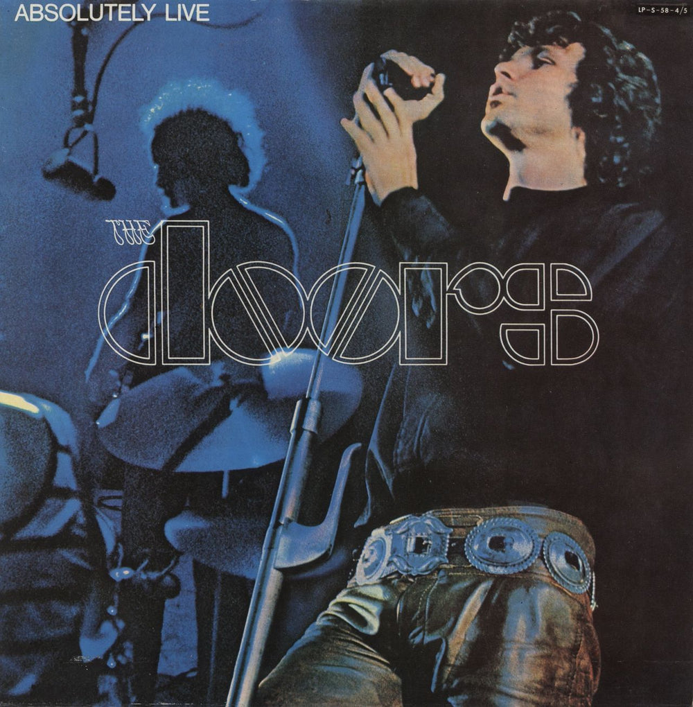 The Doors Absolutely Live Portugese 2-LP vinyl record set (Double LP Album) LP-S-58-4/5