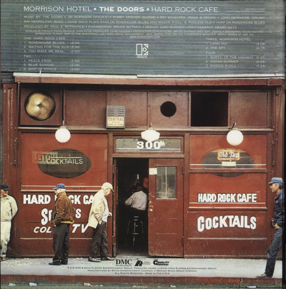 The Doors Morrison Hotel - 200gm - 45RPM US 2-LP vinyl record set (Double LP Album)