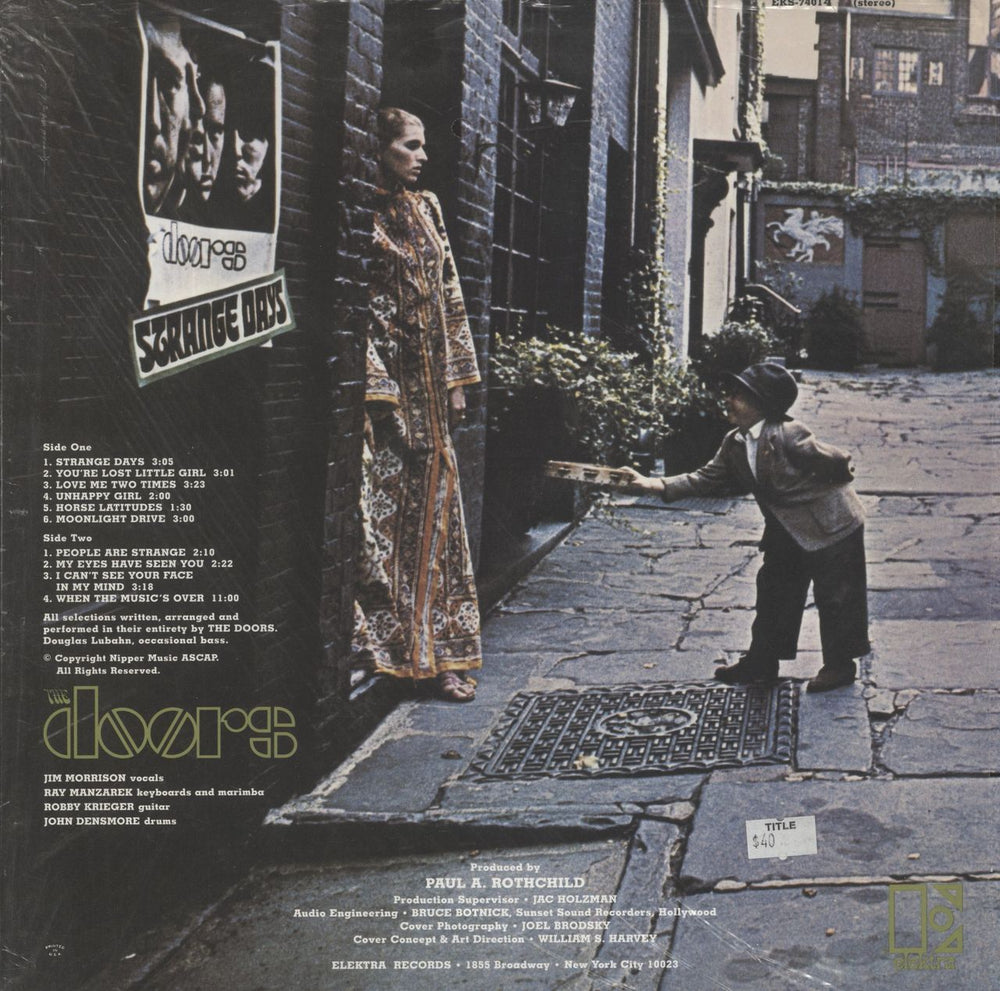 The Doors Strange Days - 180gm Vinyl + Outer Bag US vinyl LP album (LP record) 081227986513