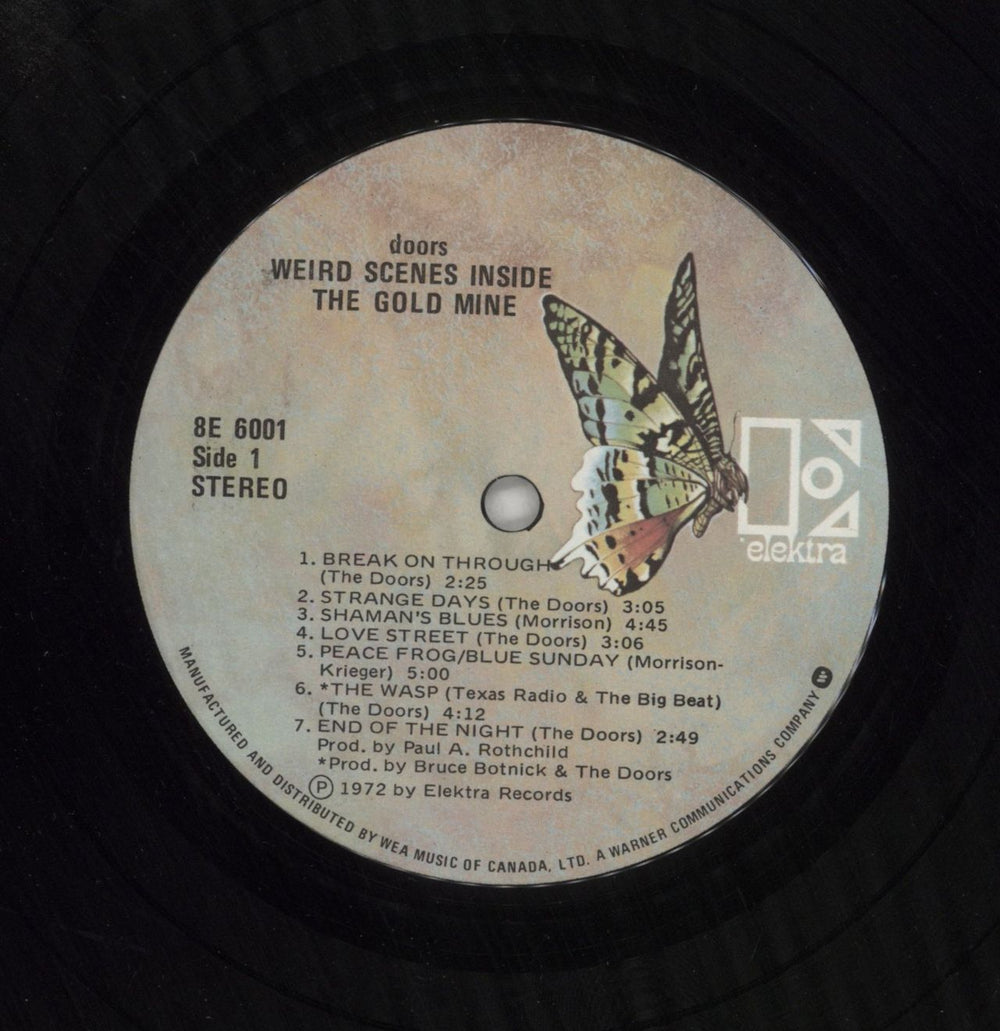 The Doors Weird Scenes Inside The Gold Mine Canadian 2-LP vinyl record set (Double LP Album) DOR2LWE861828