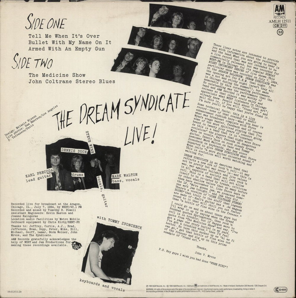 The Dream Syndicate This Is Not The New Dream Syndicate Album... Live! UK vinyl LP album (LP record)
