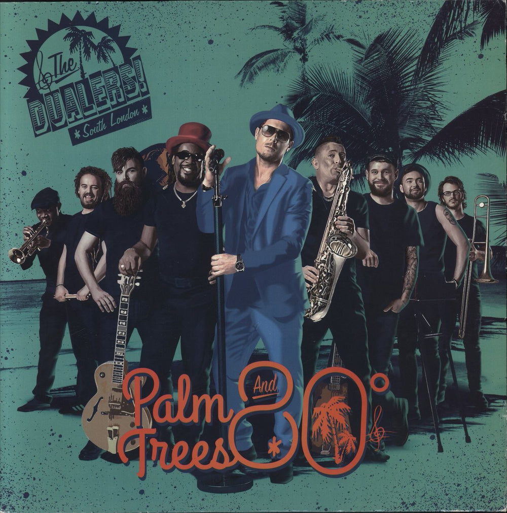 The Dualers Palm Trees And 80 Degrees UK vinyl LP album (LP record) SUNBR009LP