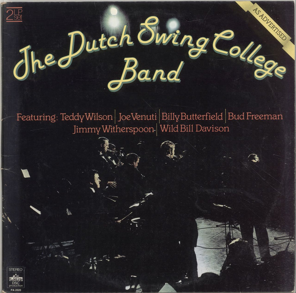 The Dutch Swing College Band With Famous American Guests Dutch 2-LP vinyl record set (Double LP Album) PA2020