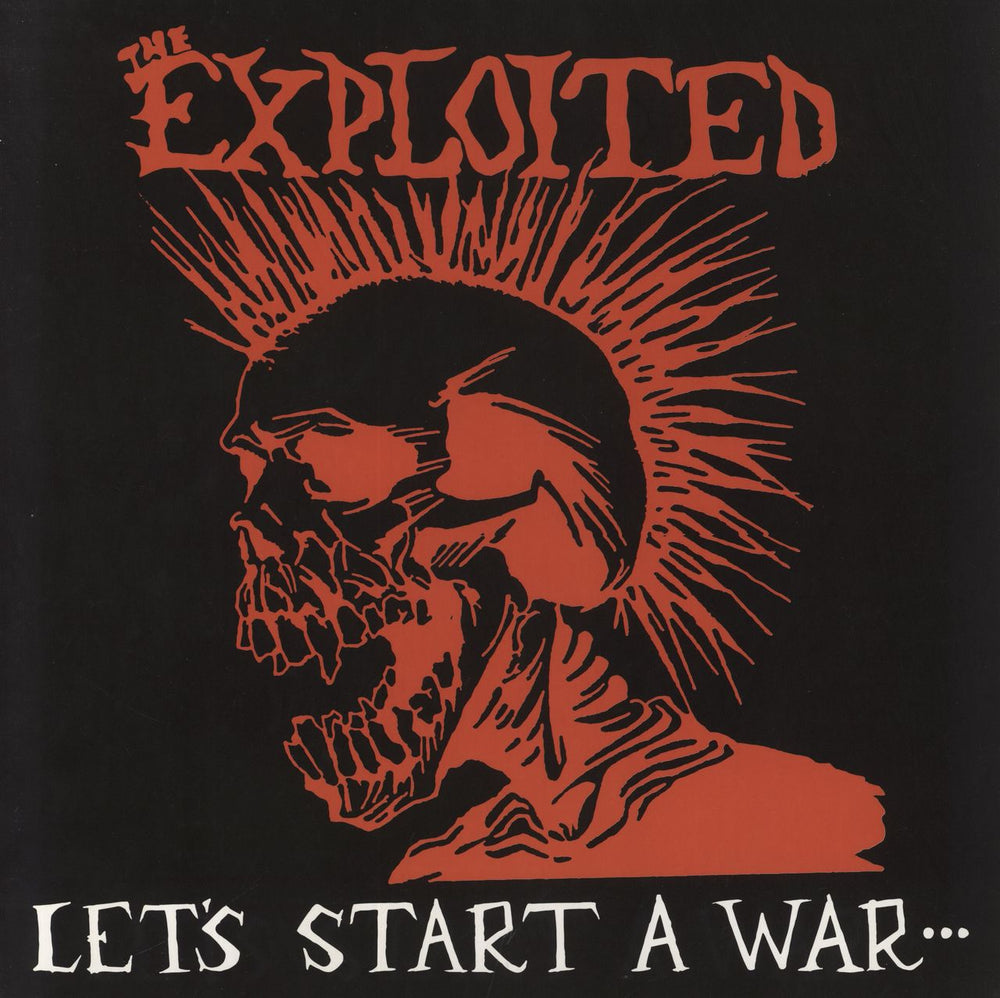 The Exploited Let's Start A War... ...Said Maggie One Day Italian vinyl LP album (LP record) RRS167