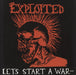 The Exploited Let's Start A War... ...Said Maggie One Day Italian vinyl LP album (LP record) RRS167