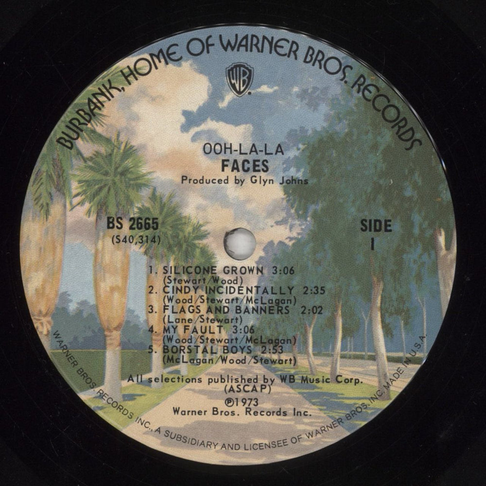 The Faces Ooh La La - 2nd - VG US vinyl LP album (LP record) FCELPOO760978
