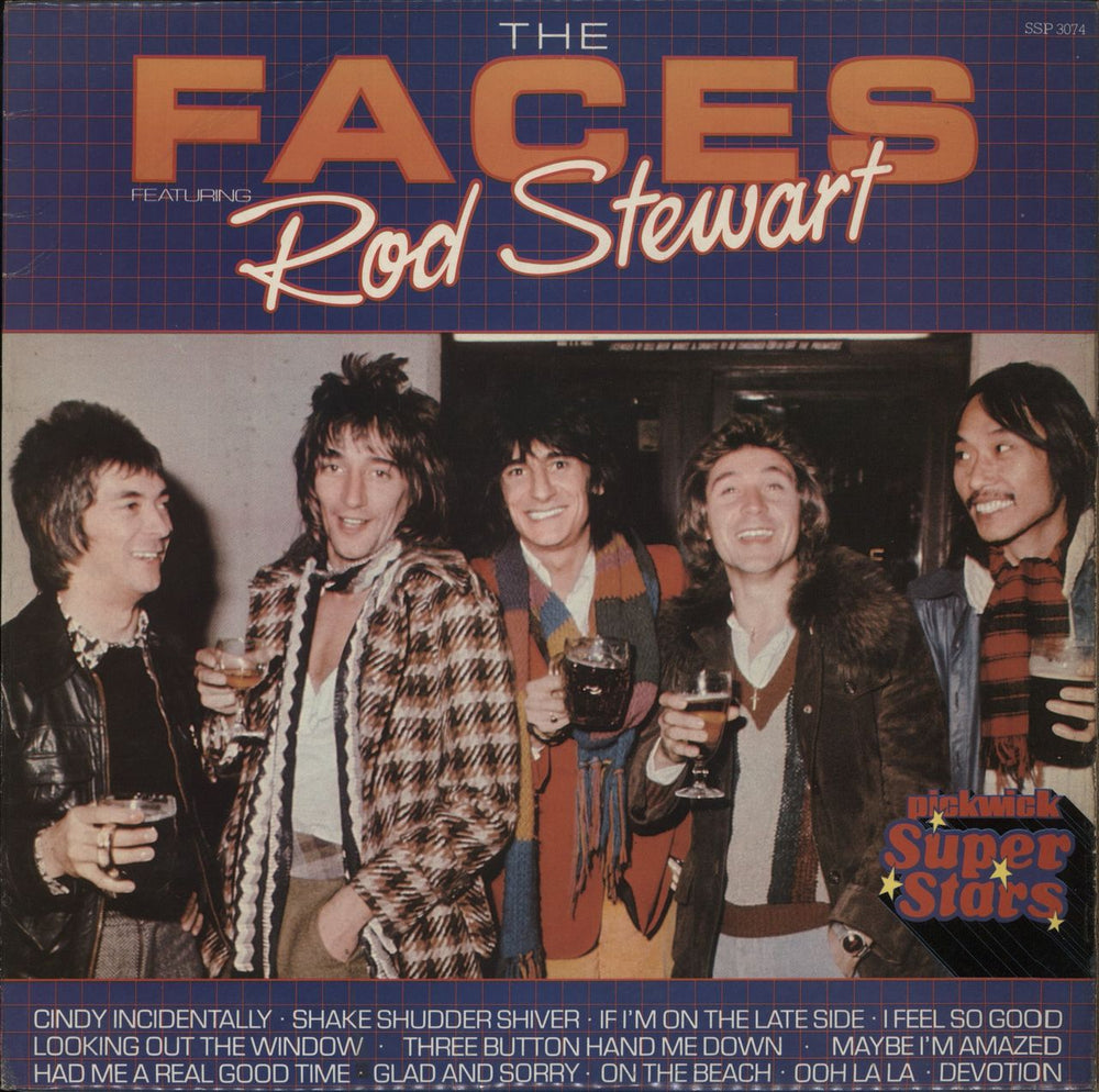 The Faces The Faces Featuring Rod Stewart UK vinyl LP album (LP record) SSP3074