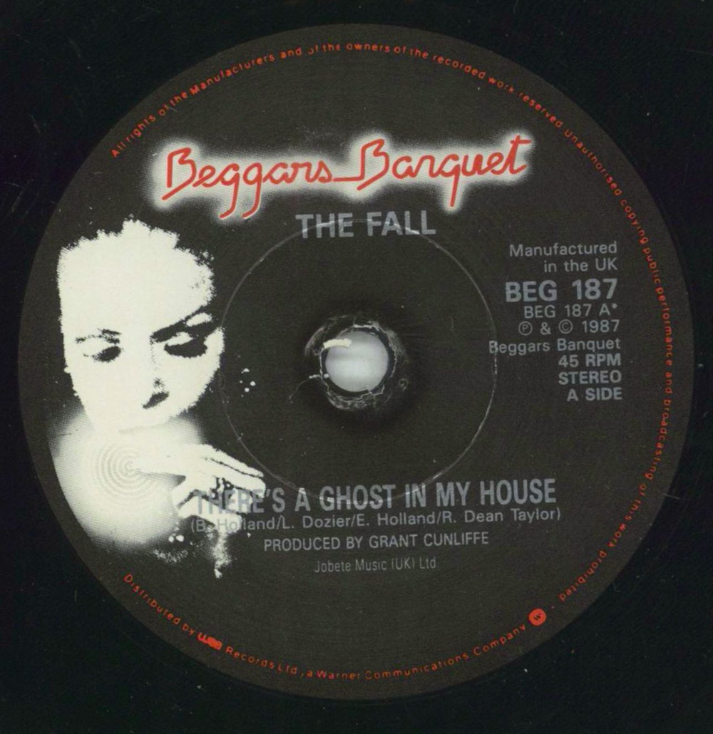 The Fall There's A Ghost In My House UK 7" vinyl single (7 inch record / 45) FLL07TH287986