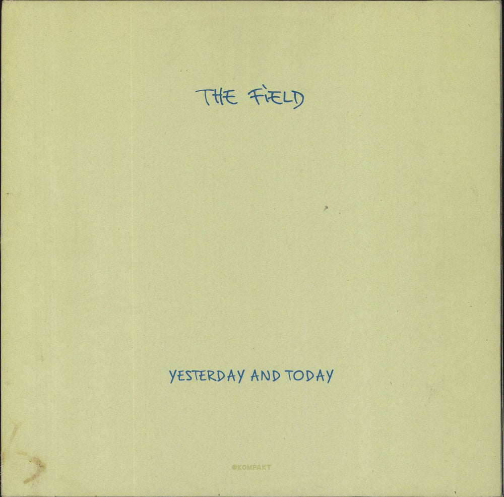 The Field Yesterday And Today UK 2-LP vinyl record set (Double LP Album) KOMPAKT193