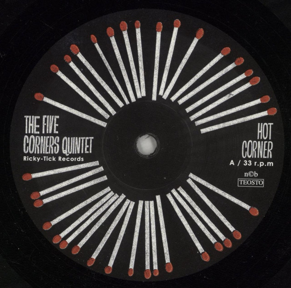 The Five Corners Quintet Hot Corner Finnish vinyl LP album (LP record) W1FLPHO869345