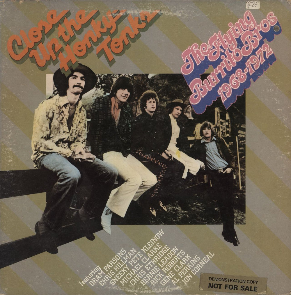 The Flying Burrito Brothers Close Up The Honky Tonks - EX - Promo UK Promo 2-LP vinyl record set (Double LP Album) AMLH63631