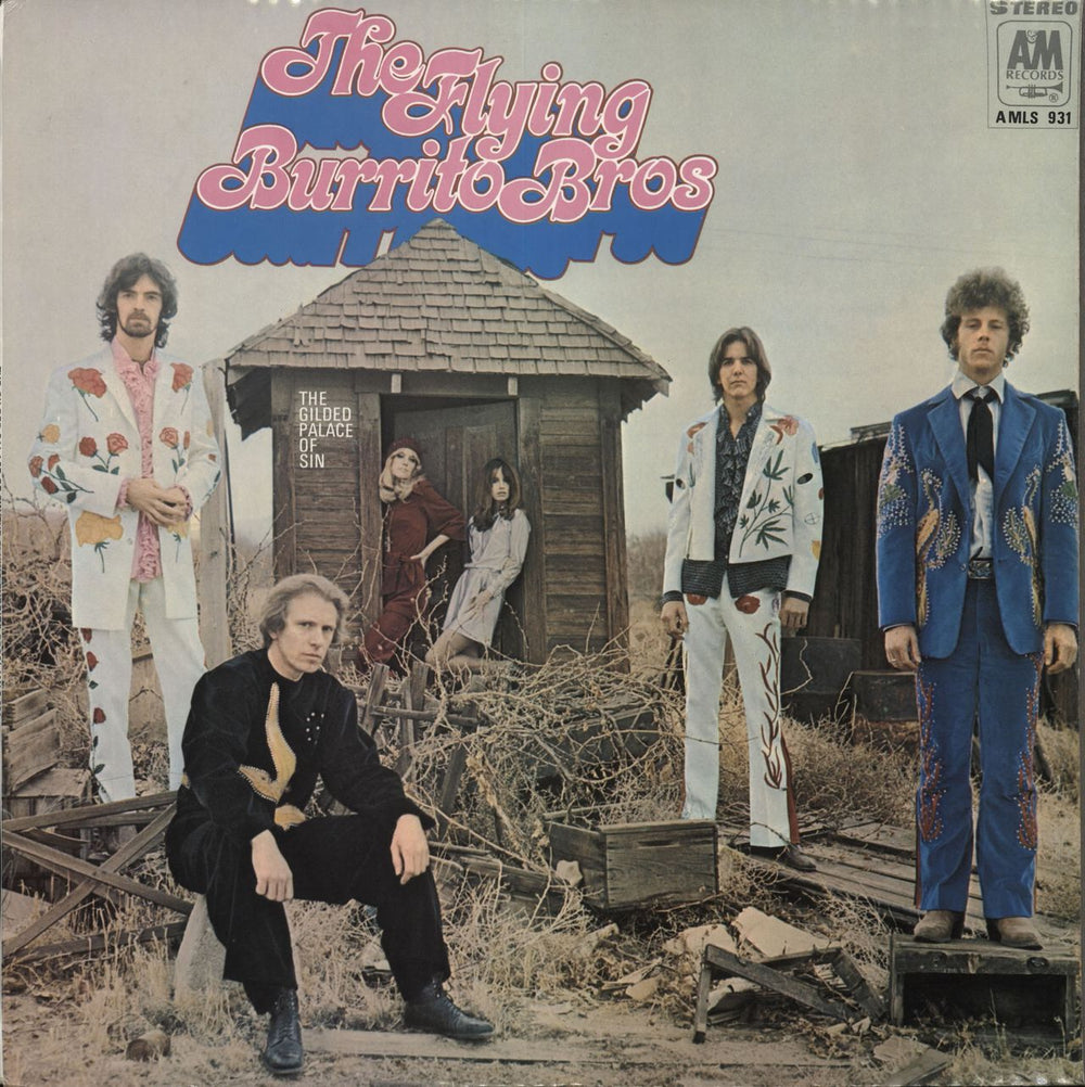 The Flying Burrito Brothers The Gilded Palace Of Sin - 1st UK vinyl LP album (LP record) AMLS931