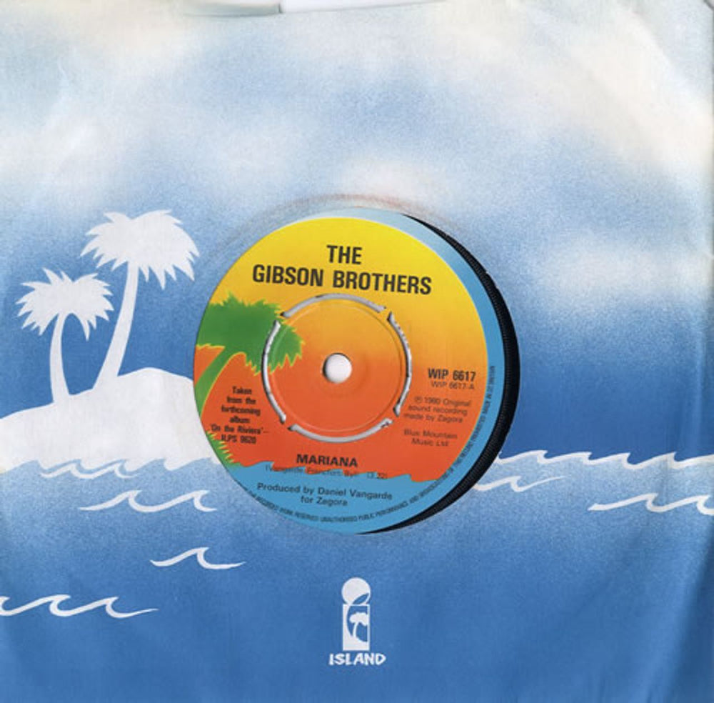 The Gibson Brothers Mariana UK 7" vinyl single (7 inch record / 45) WIP6617