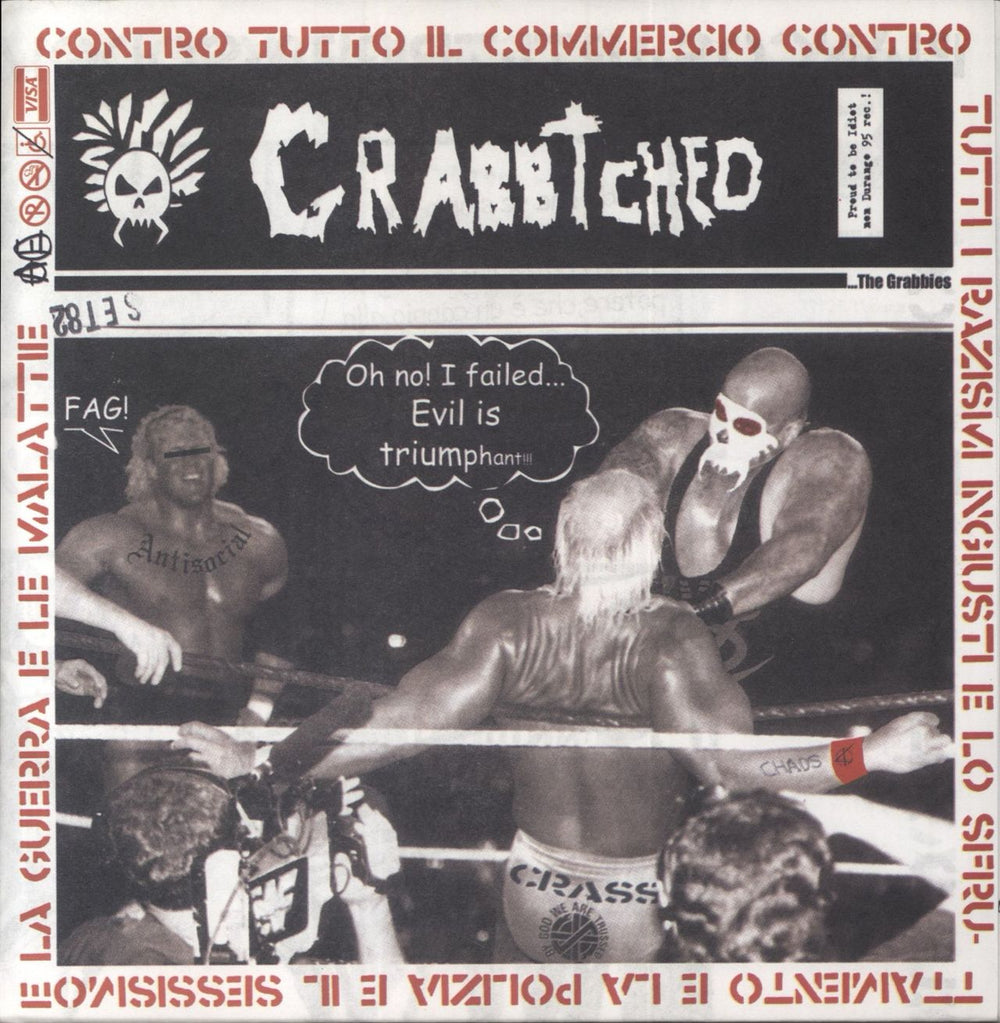 The Grabbies Billybesti / Grabbtched Italian 7" vinyl single (7 inch record / 45)