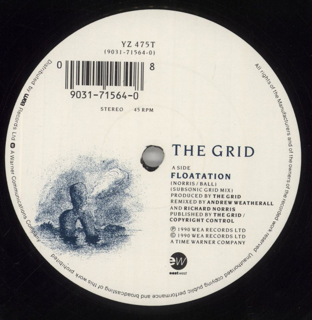 The Grid Flotation UK 12" vinyl single (12 inch record / Maxi-single) GRI12FL107753
