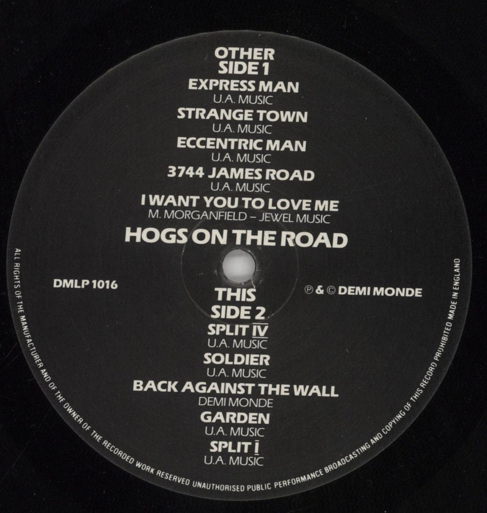 The Groundhogs Hogs On The Road UK 2-LP vinyl record set (Double LP Album) GHG2LHO590610