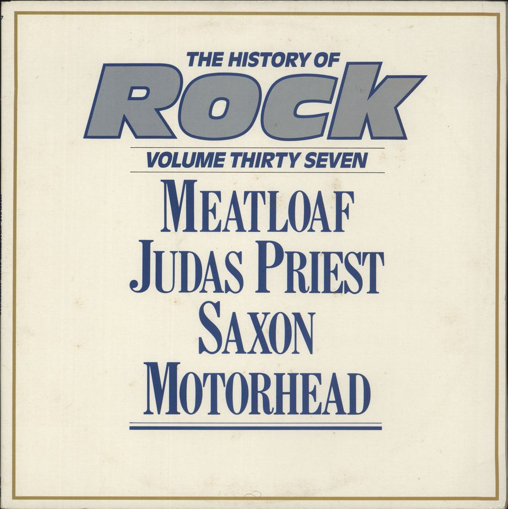 The History Of Rock The History Of Rock Volume Thirty Seven UK 2-LP vinyl record set (Double LP Album) HRL037