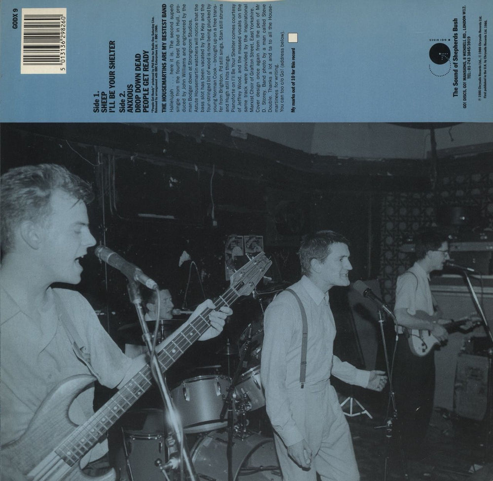 The Housemartins Sheep UK 12" vinyl single (12 inch record / Maxi-single) 5013136298260