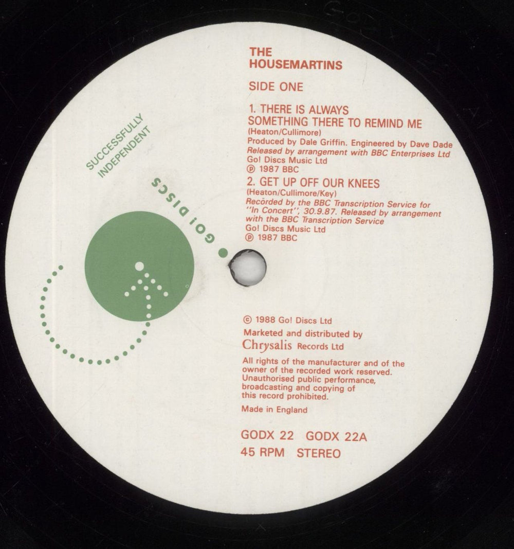 The Housemartins There Is Always Something There To Remind Me UK 12" vinyl single (12 inch record / Maxi-single) HMT12TH73348