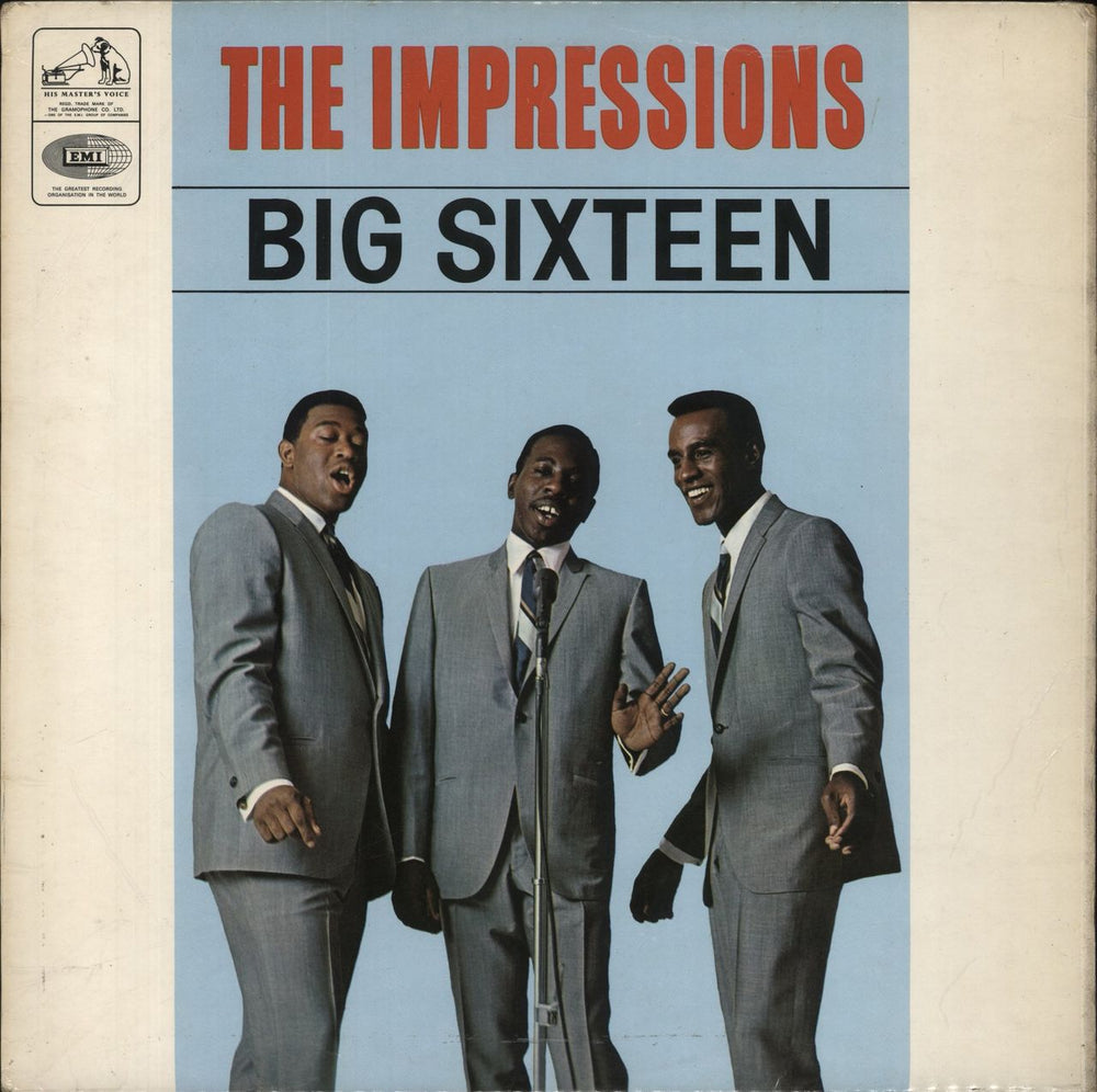 The Impressions Big Sixteen UK vinyl LP album (LP record) CSD1642